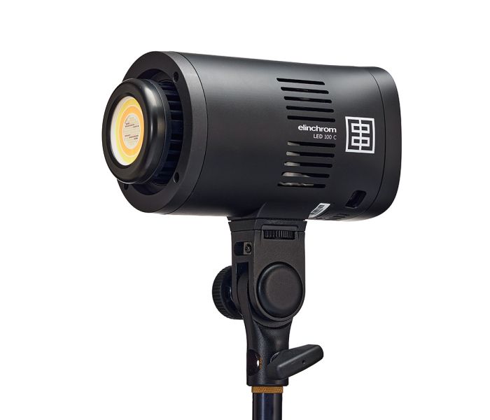Elinchrom LED 100 C - Single Head Kit - front slant with no diffuser 