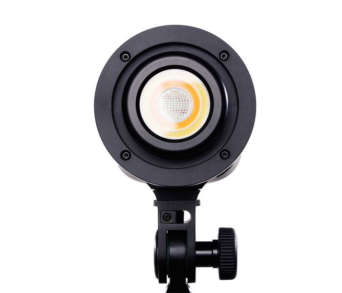 Elinchrom LED 100 C - Single Head Kit - front straight on stand 