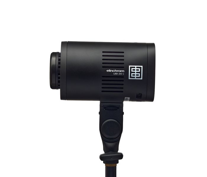 Elinchrom LED 100 C - Single Head Kit - side on straight with no diffuser 
